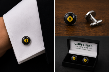 8 Ball Cufflinks