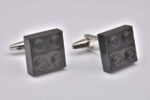 Building Block Black Cufflinks - Image 2