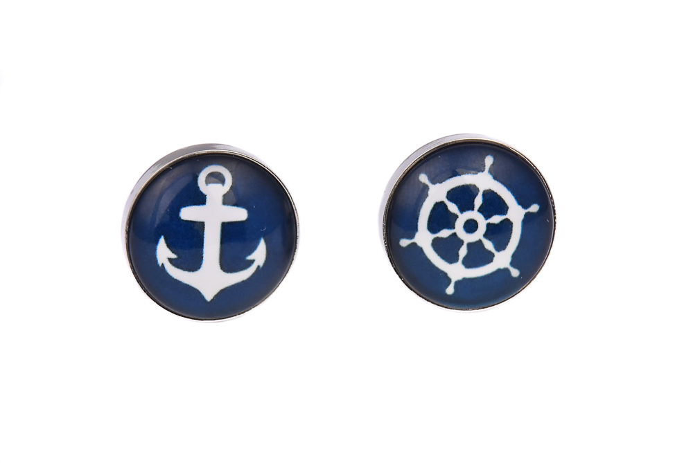 Anchor And Wheel Cufflinks Anchor And Wheel Cufflinks