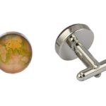 Antique Style World Map Cufflinks