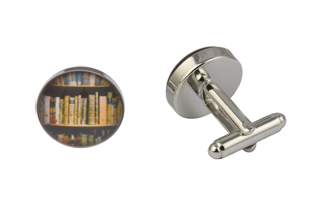 CGHC0044-Book-Shelf.jpg Book Shelf Cufflinks - Image 1