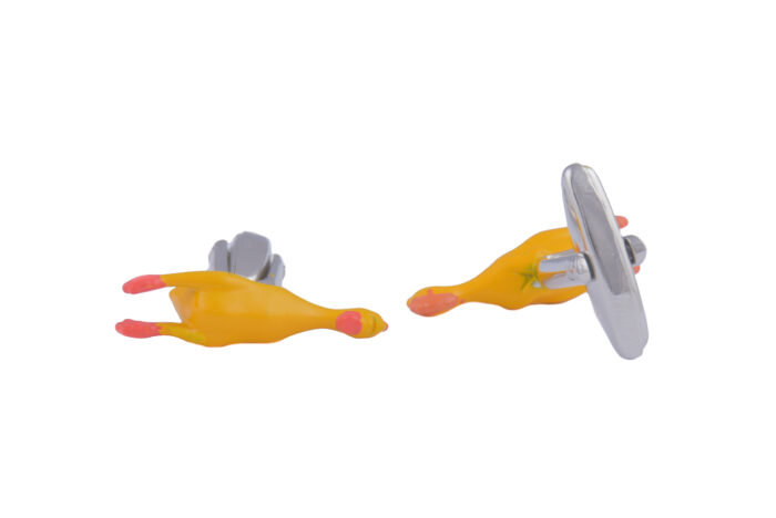 Yellow Chicken Cufflinks