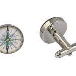 Compass Cream Cufflinks