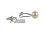 Cricket Ball & Bat Cufflinks - Image 2