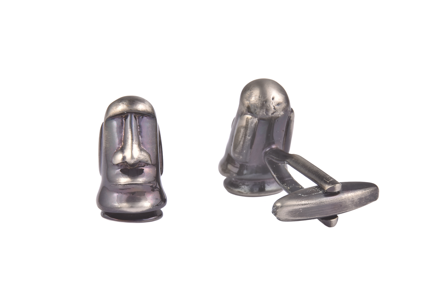 CGHC0157.jpg Easter Island Head Cufflinks - Image 1