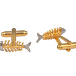 Fish Bones Cufflinks