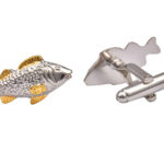 Fish Golden Fins Cufflinks