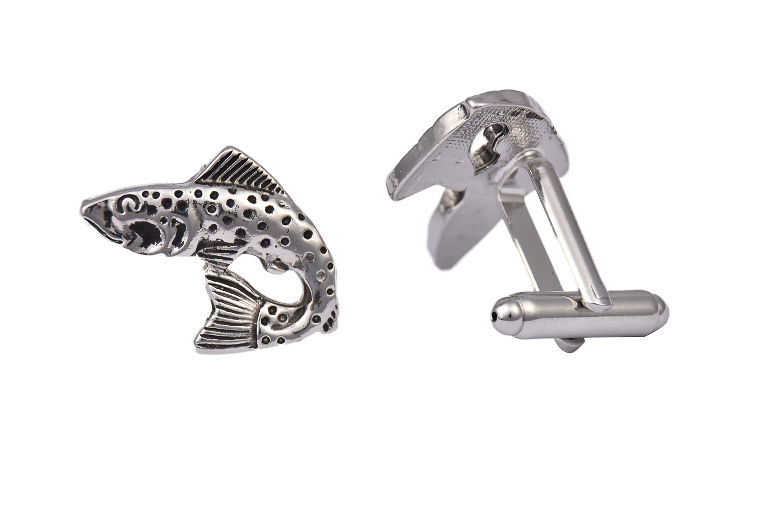 CGHC0171.jpg Fish Trout Cufflinks - Image 1