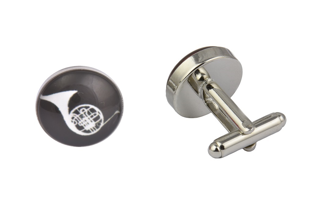 CGHC0180-French-horn.jpg French Horn Cufflinks - Image 1