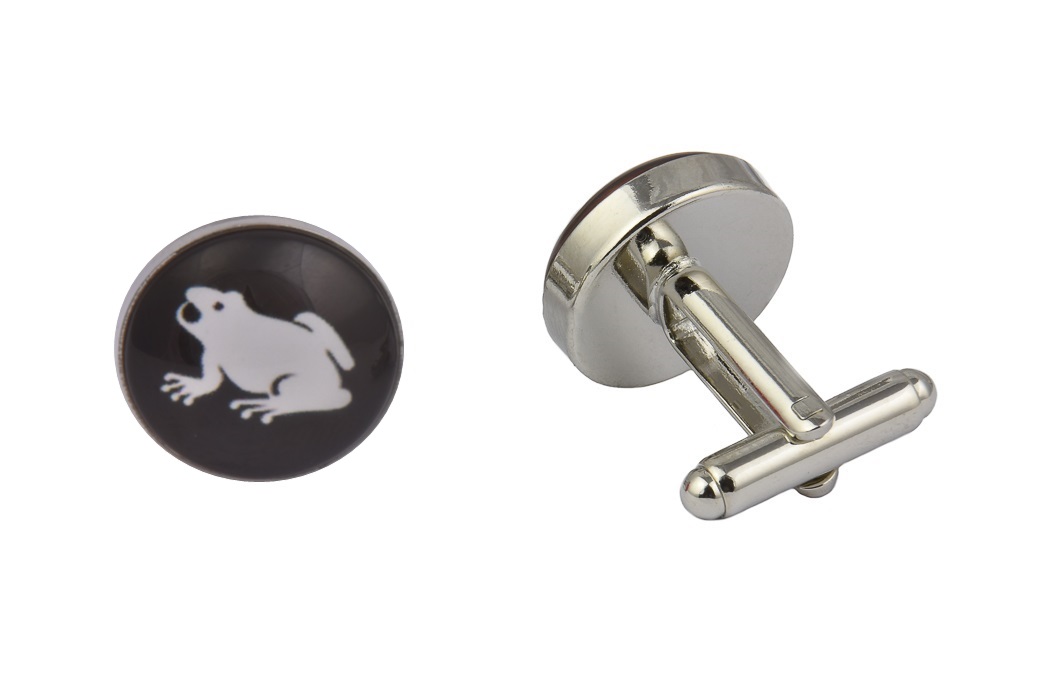 CGHC0183-Frog.jpg Frog Cufflinks - Image 1