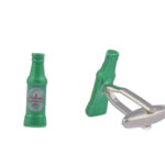 Green Beer Bottle Cufflinks