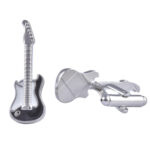 Guitar Black Cufflinks