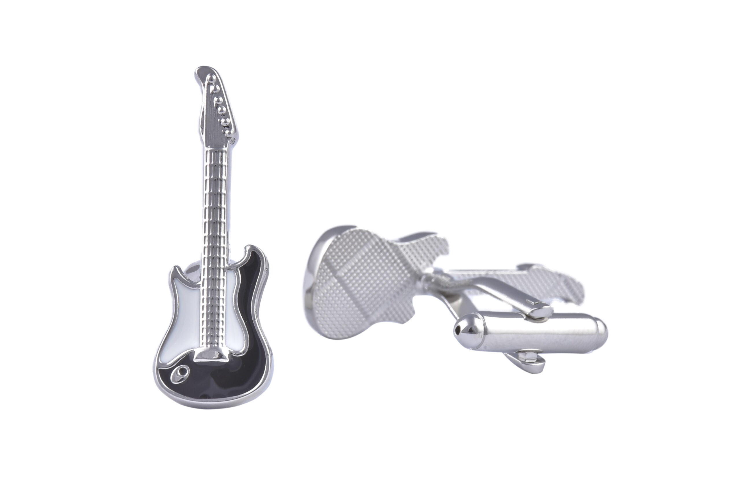 CGHC0203.jpg Guitar Black Cufflinks - Image 1