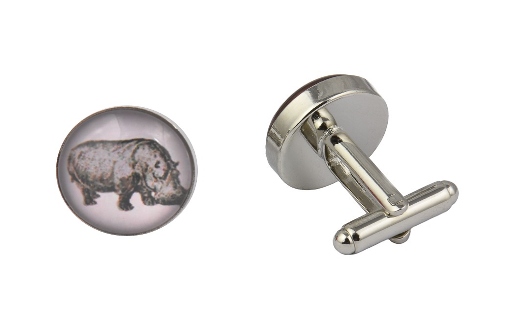 CGHC0215.jpg Hippo Cufflinks - Image 1