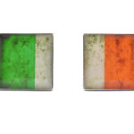 Ireland Distressed Flag Cufflinks