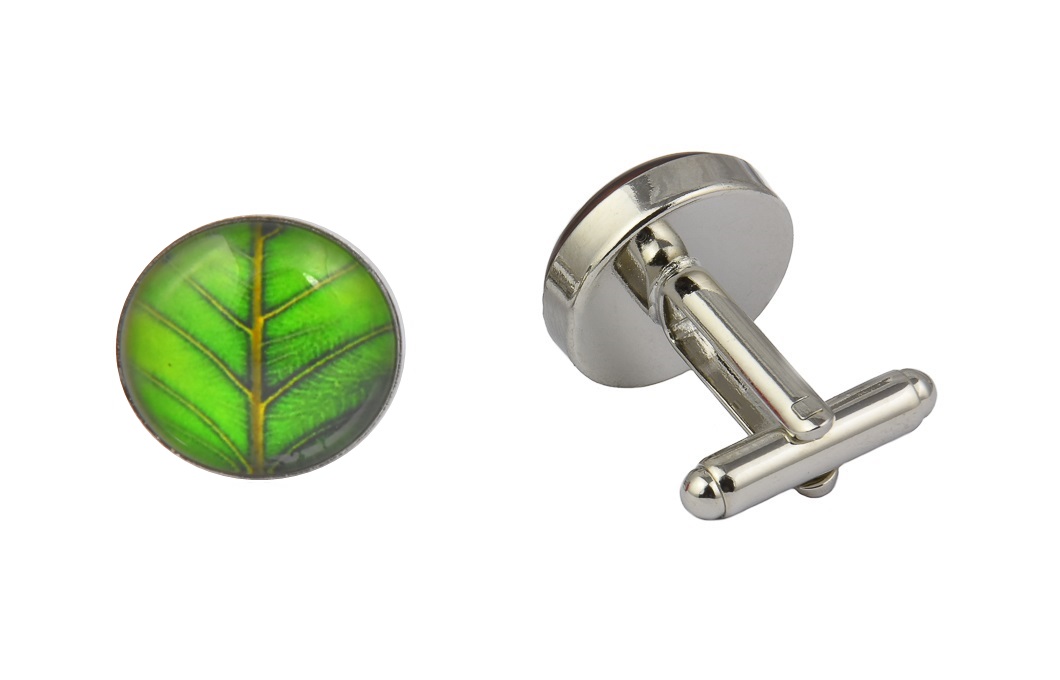 CGHC0247.jpg Leaf Cufflinks - Image 1