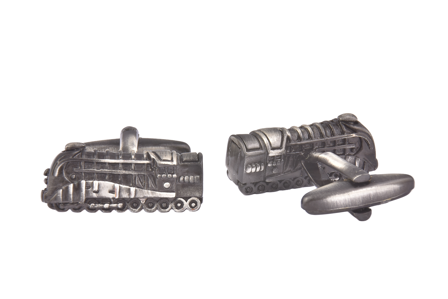 CGHC0255.jpg Locomotive Train Cufflinks - Image 1