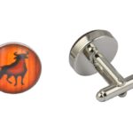 Orange Bull Cufflinks