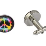 Colourful Peace Cufflinks