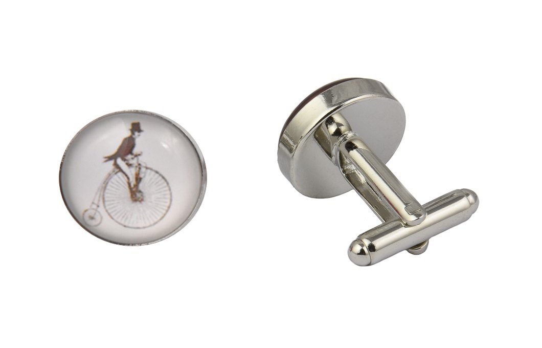 CGHC0302.jpg Penny Farthing Cufflinks - Image 1