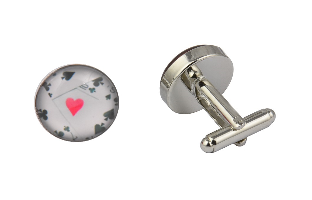 CGHC0314.jpg Playing Cards Cufflinks - Image 1