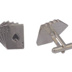 Playing Cards Royal Flush Cufflinks