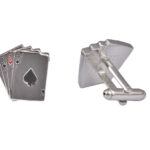 Playing Cards Four Of A Kind Cufflinks