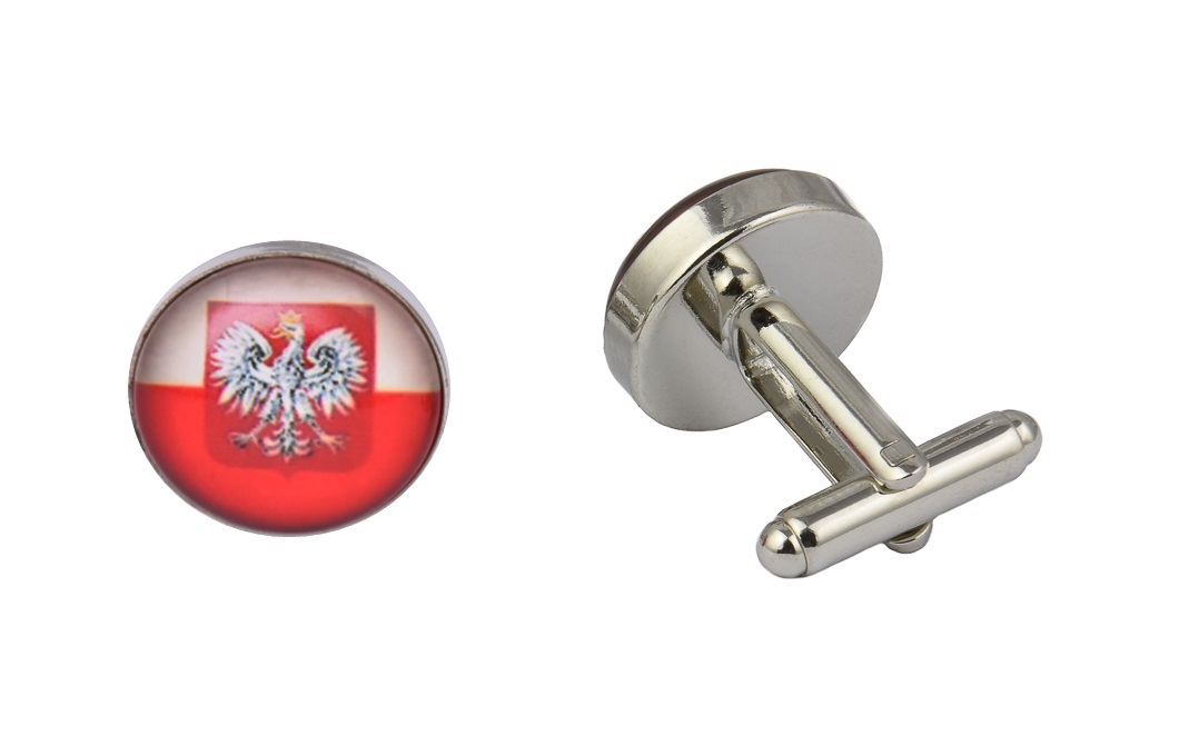 CGHC0323-Poland-Flag.jpg Poland Flag Cufflinks - Image 1