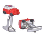 Red Car Union Jack Cufflinks