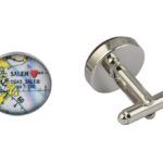 Salem Map Cufflinks