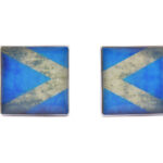 Scotland Distressed Flag Cufflinks