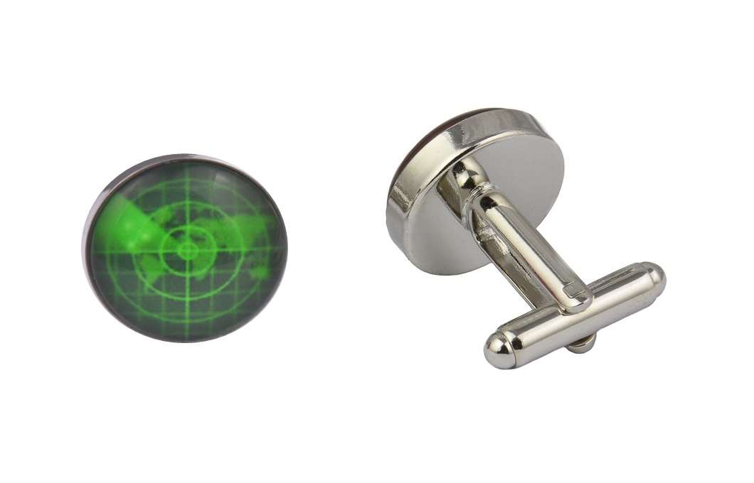 CGHC0367-Ship-Radar.jpg Ship Radar Cufflinks - Image 1