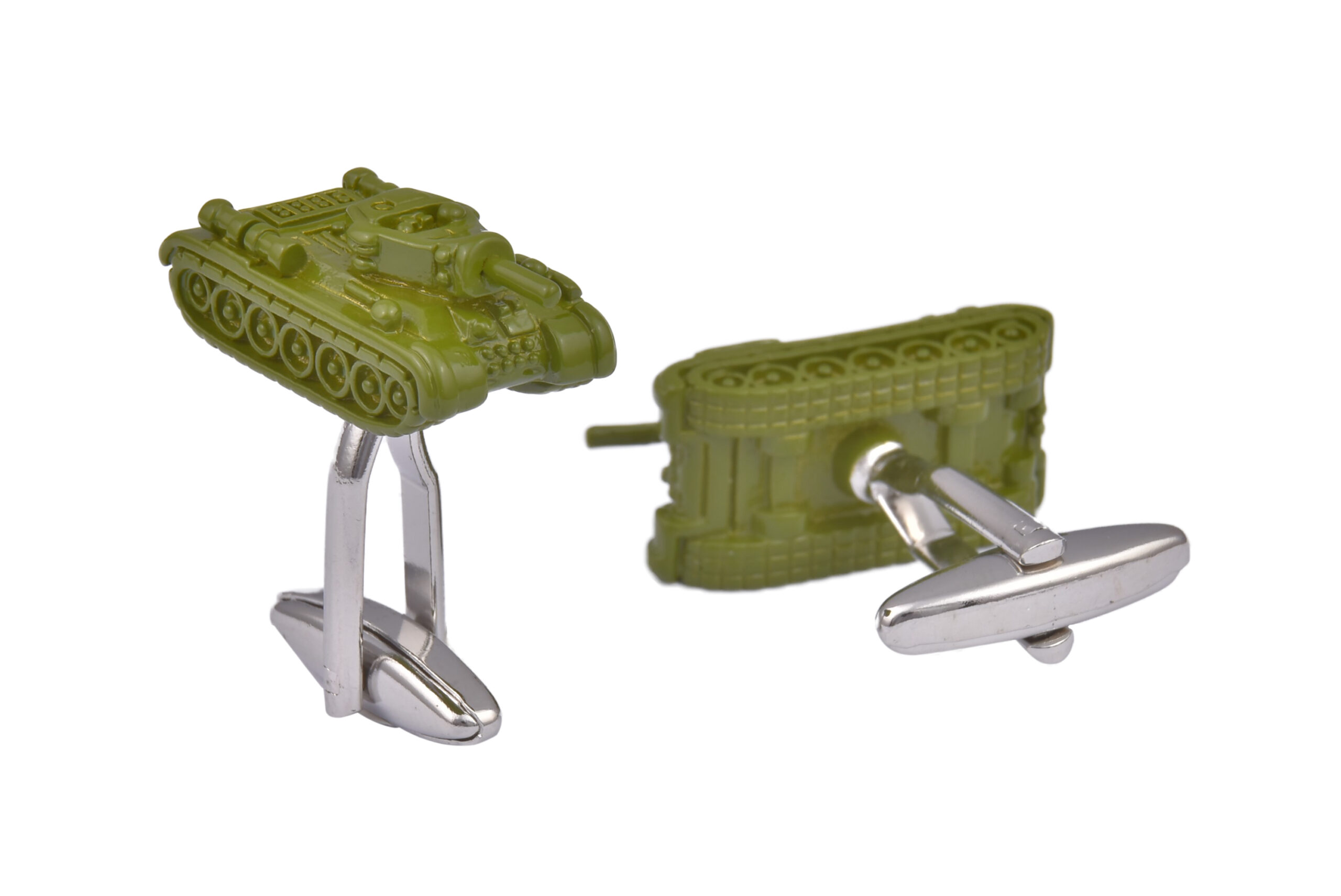 CGHC0449.jpg Tank Green Cufflinks - Image 1