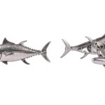 Fish Tuna Pewter Cufflinks