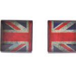 Union Jack Distressed Flag Cufflinks