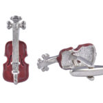Violin Brown Cufflinks