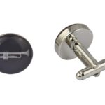 Trumpet Black Cufflinks
