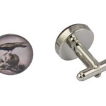 Skull & Crow Art Cufflinks