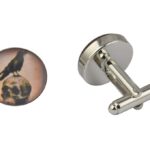 Skull & Crow Light Cufflinks
