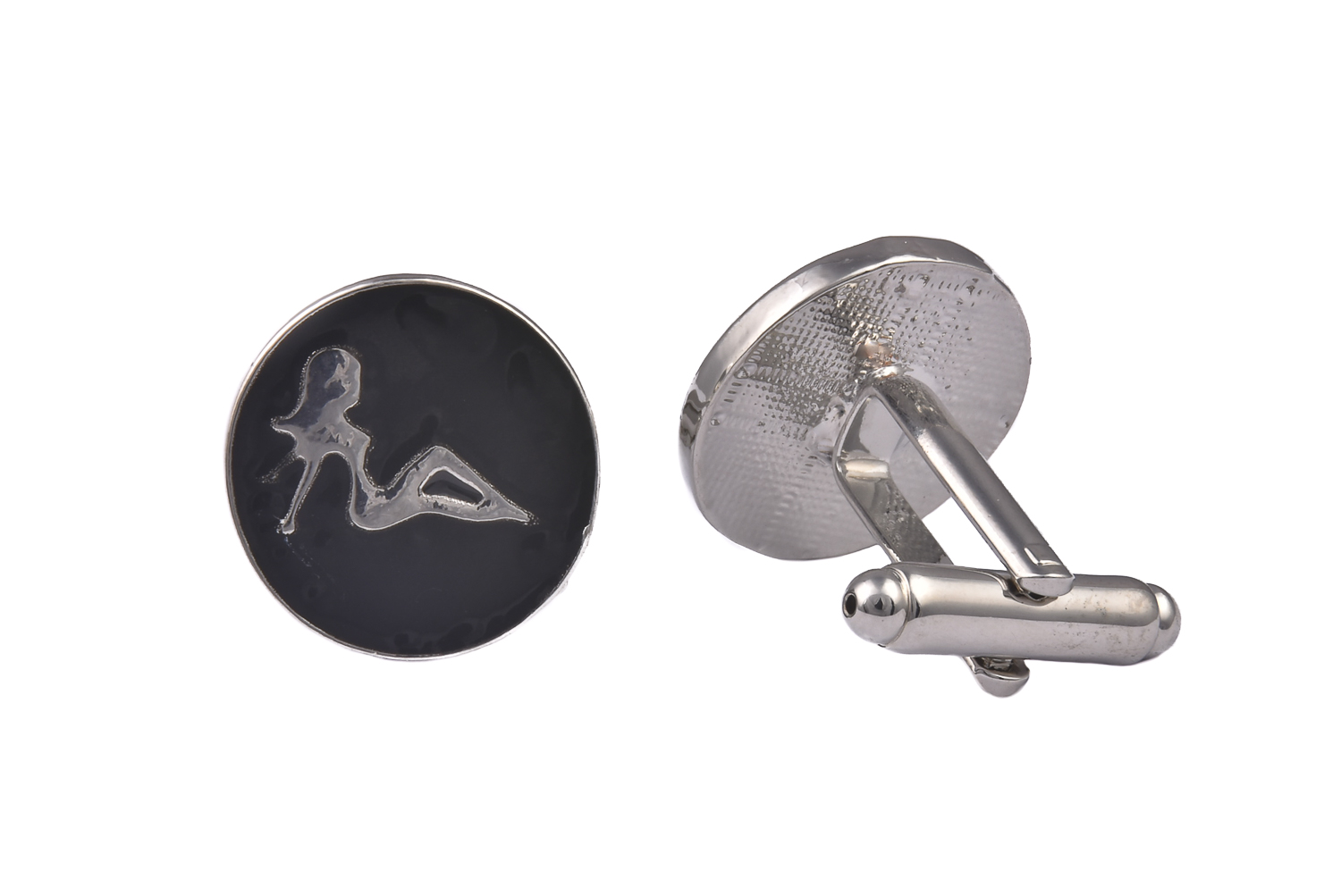 CGHC0576.jpg Silver Lady Cufflinks - Image 1