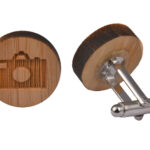 Wooden Cufflinks - Camera