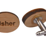 Wooden Cufflinks - Usher
