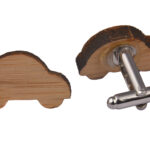 Wooden Cufflinks - Car Shape