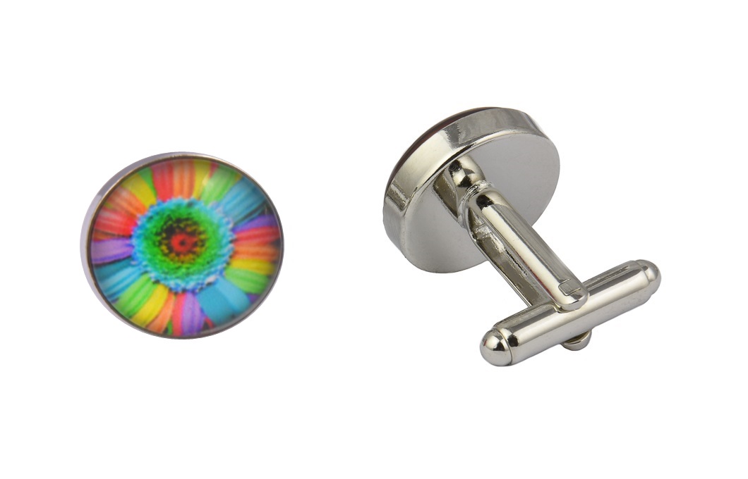 CGHC0642-Flower-Bright.jpg Flower Bright Cufflinks - Image 1