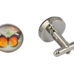 Butterfly Orange Cufflinks