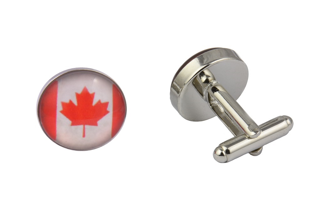 CGHC0767-Canada-Flag.jpg Canada Flag Cufflinks - Image 1