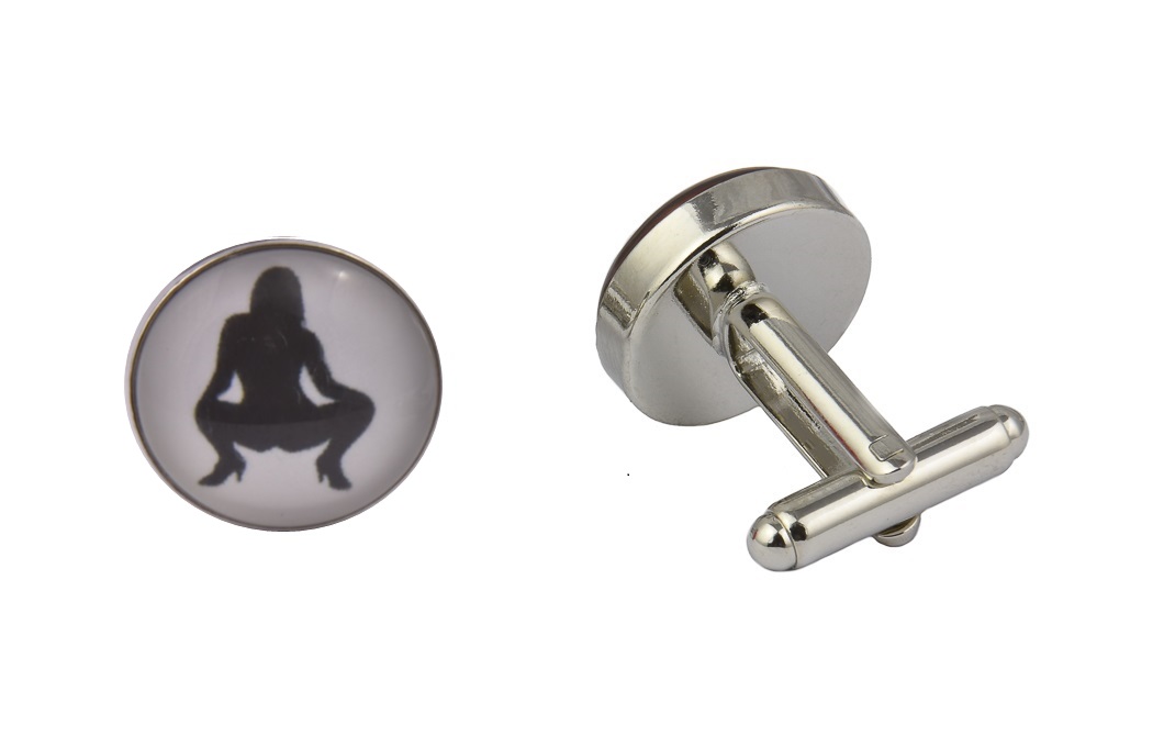 CGHC0780-Stripper.jpg Erotic Pose Cufflinks - Image 1