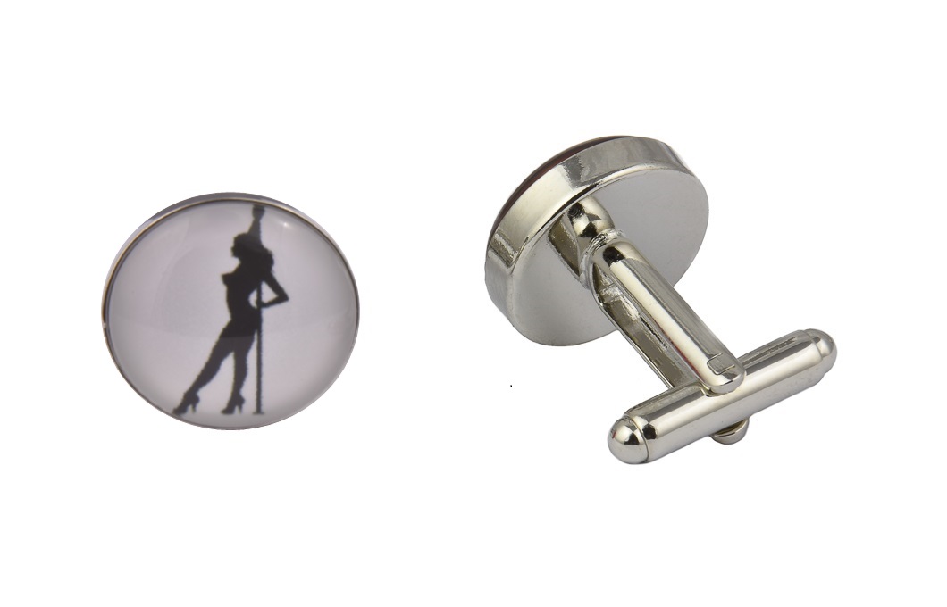 CGHC0786-Pole-Dancer-1.jpg Erotic Pole Dancing Cufflinks - Image 1
