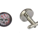 Skull Blood Print Cufflinks