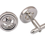 Silver Wheel Cufflinks